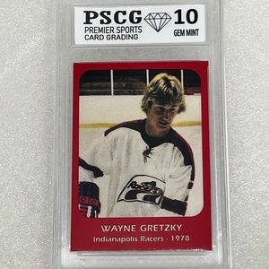 1978 National Sports Card Wayne Gretzky Rookie Card Graded #1